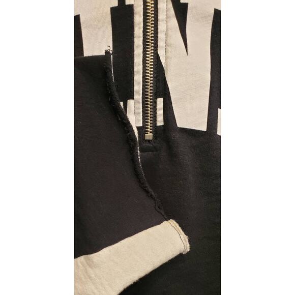 Pink Victoria Secret  Cropped Hoodie Raw Hem Side XS - Picture 3 of 5